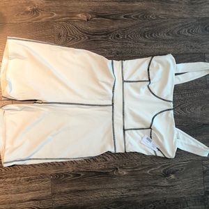 We Wore What Off-White Corset Bodysuit